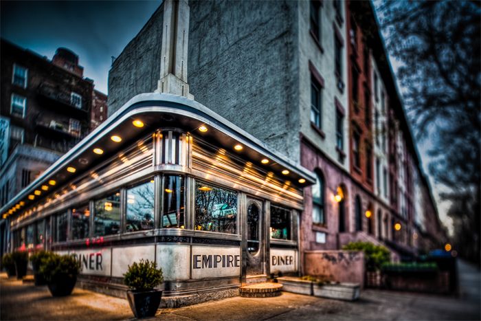 Empire Diner, Chelsea, Manhattan, New York