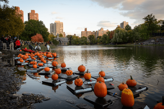 central Park Halloween Parade and Pumpkin Flotilla