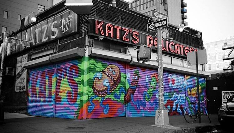 100th Gate at Katz's Deli / Artwork by @LamourSupreme