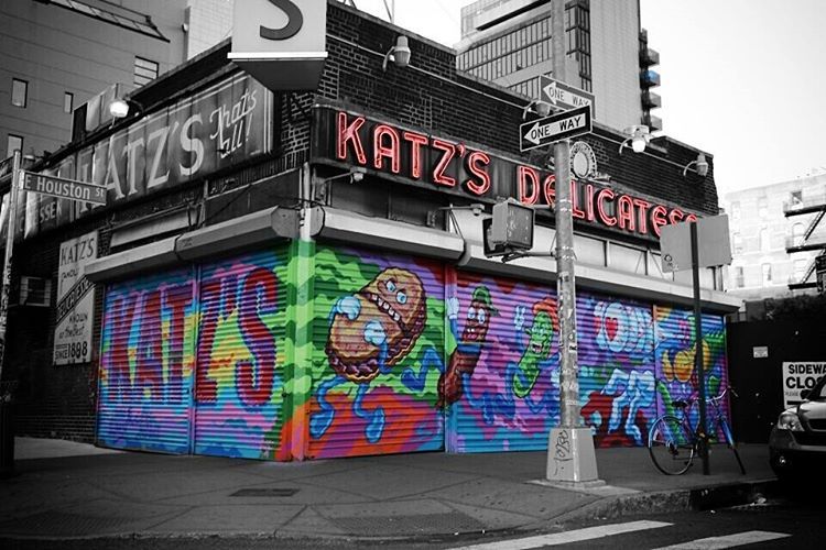 100th Gate at Katz's Deli / Artwork by @LamourSupreme